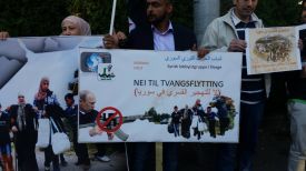 Kundgebung fuer Syrien! Nein zur Vertreibung der syrischen Bevoelkerung! Oslo - Norway , 07-10-2016